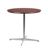 Rusty Red laminat m. alukant - Krom stel
