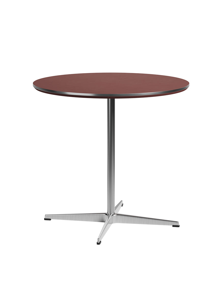  - Rusty Red laminat m. alukant - Krom stel - Jacobsen Plus
