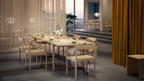 Carimate Stuhl, Buche von Fritz Hansen - 2 - Jacobsen Plus