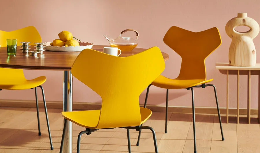 3130 Grand Prix stol lakeret af Arne Jacobsen - 5 - Jacobsen Plus