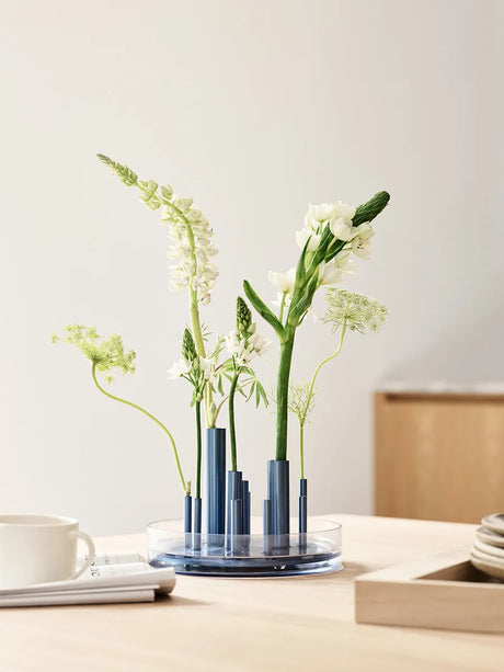 Ikeru Low Vase, dusk blue von Jaime Hayon - 2 - Jacobsen Plus