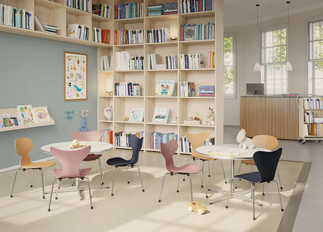 3101 Myren Kinderstuhl, midnight blue von Fritz Hansen - 2 - Jacobsen Plus