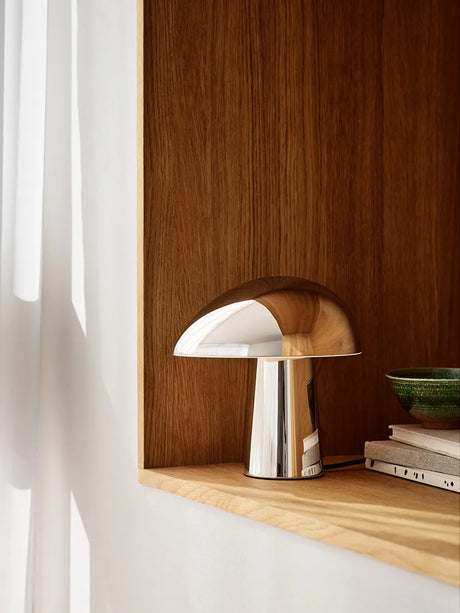 Night Owl Steel Tischleuchte, polished steel von Fritz Hansen - 2 - Jacobsen Plus