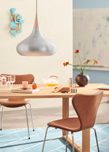 Fritz Hansen - 3107 stol, fuldpolstret i Grace læder - 2 - Jacobsen Plus