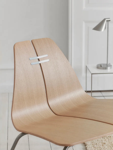 PK23 Lounge Chair, oak/steel von Poul Kjærholm - 3 - Jacobsen Plus