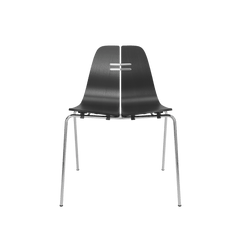 PK3 Esszimmerstuhl, Schwarz Esche von Poul Kjærholm