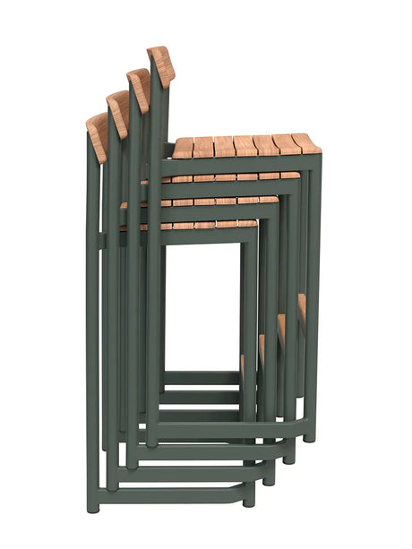 Skagerak Pelagus Barhocker, H 77 cm von Fritz Hansen - Licht Elfenbein - Jacobsen Plus