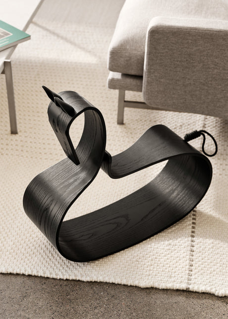 Rocking Horse, Schwarz Esche fra Fritz Hansen - 2 - Jacobsen Plus