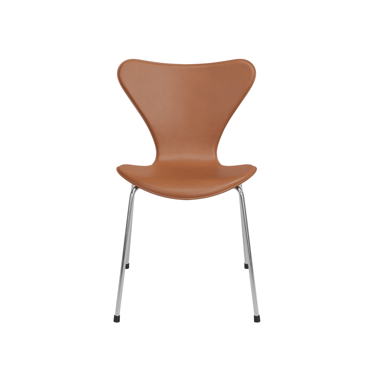 3107 Serie 7 stol, Tailored af Arne Jacobsen - Saddle Brown - Jacobsen Plus