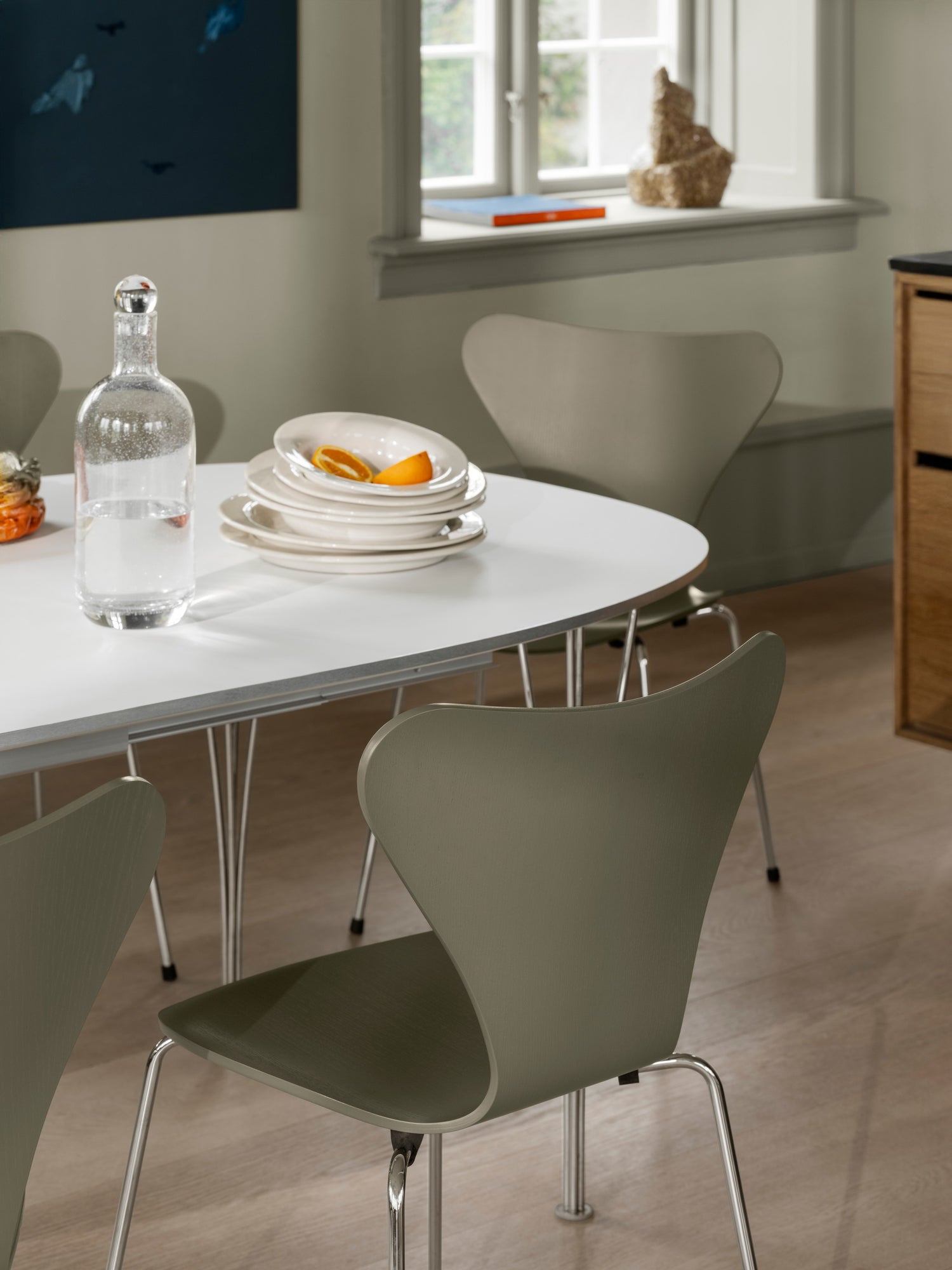 Piet Hein B620 Superellipse udtræksbord, 170/270 x 100 cm fra Fritz Hansen
