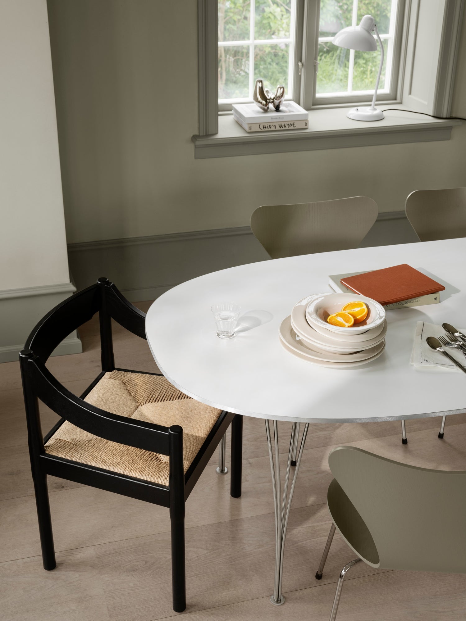 Piet Hein B620 Superellipse udtræksbord, 170/270 x 100 cm fra Fritz Hansen