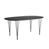 Schwarz laminat m. sort ABS-kant - Schwarz stel
