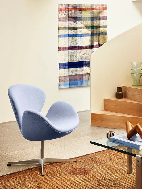 3320 Swan™ Sessel™ Sessel in Textil (Preisgruppe 1) von Arne Jacobsen - Ruhm / 60003 Grau - Jacobsen Plus