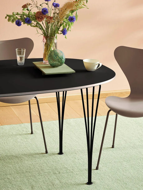 3107 Serie 7 Stuhl in farbiger Esche von Arne Jacobsen - Pale Rose / Krom - Jacobsen Plus