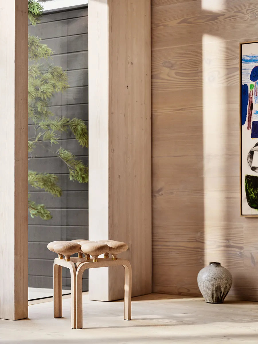 Utzon Stool von Fritz Hansen - 2 - Jacobsen Plus