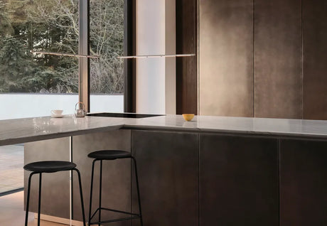 Oneline Pendelleuchte von Fritz Hansen - Messing - Jacobsen Plus