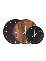 FJ Clock von Finn Juhl - Klein / Schwarz - Jacobsen Plus