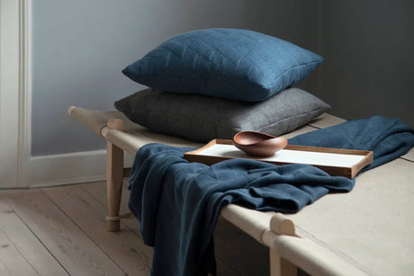 FJ Pattern Kissen von Architectmade - Blau / 50x50 - Jacobsen Plus