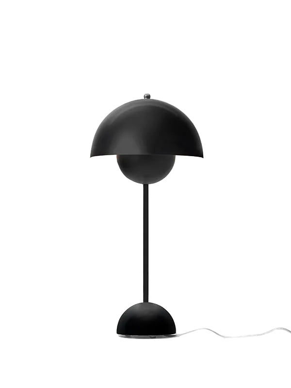 Flowerpot VP3 Tischleuchte von Verner Panton - Matt black - Jacobsen Plus