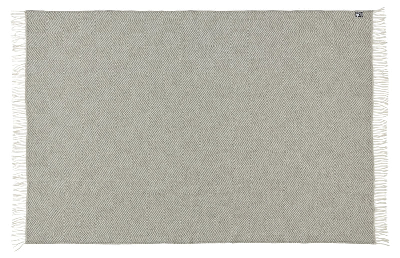 Fanø Decke, light nordic grey von Silkeborg Uldspinderi