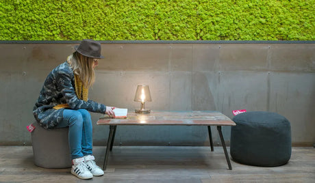 Point velvet Recycled Hocker fra Fatboy - 1 - Jacobsen Plus