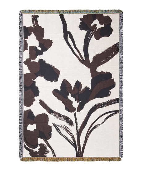 Cilla Tapestry Blanket Off-white/Dark Grape von Ferm Living - Jacobsen Plus