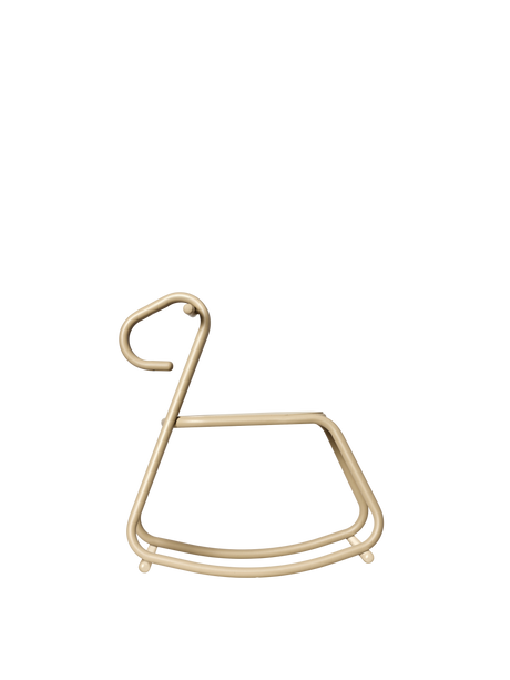 Lussi Rocking Horse – skulpturales Schaukelpferd von Ferm Living - Rose - Jacobsen Plus