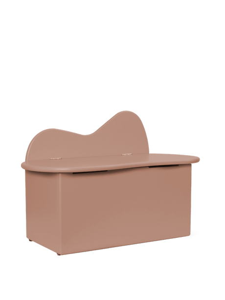 Slope Storage Bench von Ferm Living - Rose - Jacobsen Plus