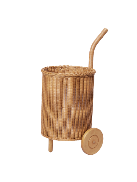 Tukki Trolley – Natürlicher Rattanwagen von Ferm Living - Jacobsen Plus
