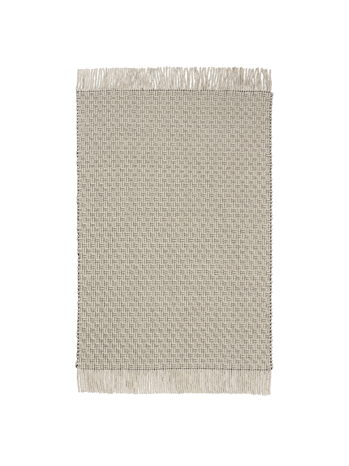 FermLiving Udo Rug Teppich, Off-white/Schwarz - 170 x 240 cm - Jacobsen Plus