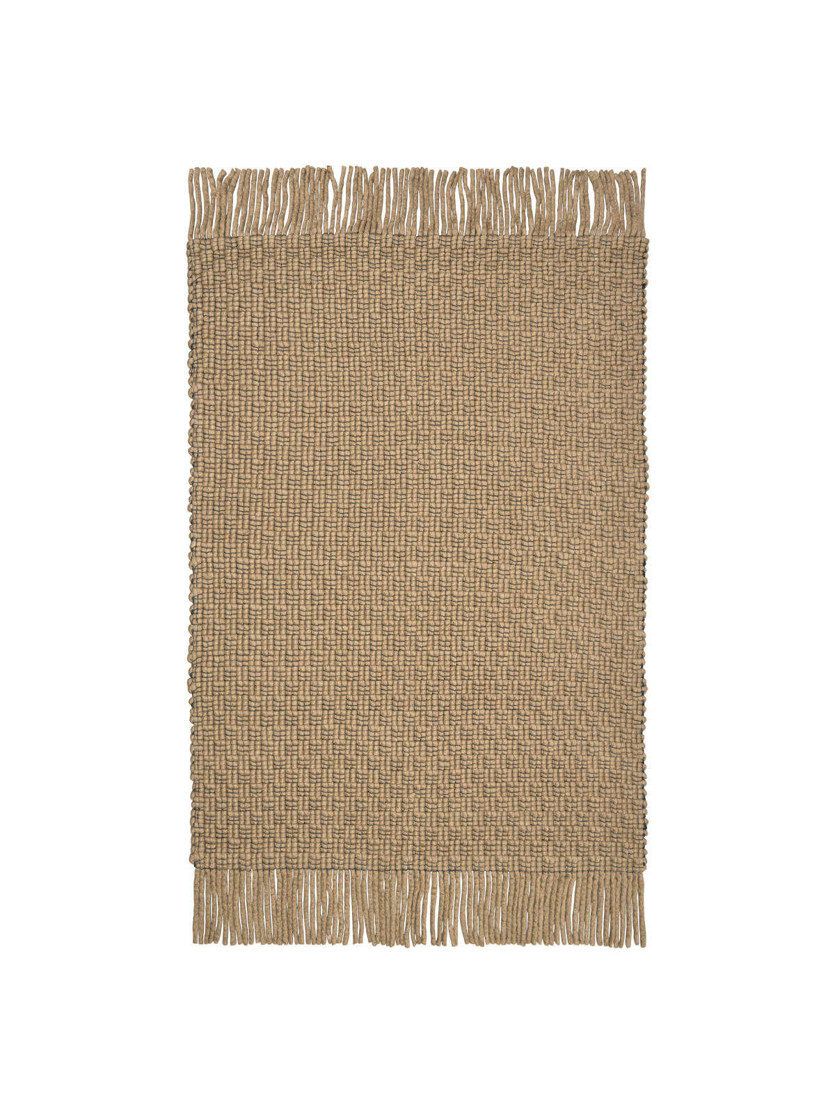 FermLiving Udo Rug Teppich, Hellbraun/Schwarz - 170 x 240 cm - Jacobsen Plus