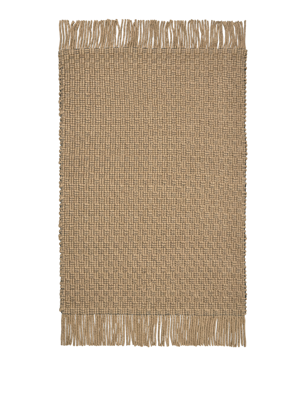 FermLiving Udo Rug Teppich, Hellbraun/Schwarz - 200 x 300 cm - Jacobsen Plus