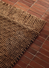 FermLiving Udo Rug Teppich, Hellbraun/Schwarz - 1 - Jacobsen Plus