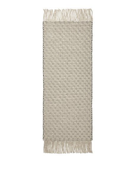 FermLiving Udo Runner Teppichläufer, Off-white/Schwarz - Jacobsen Plus
