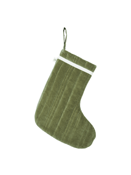 Vari Quilted Christmas Stocking Natural von Ferm Living - Khaki - Jacobsen Plus