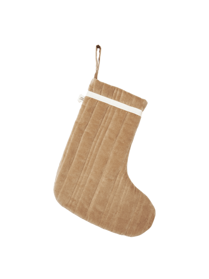Vari Quilted Christmas Stocking Natural von Ferm Living - Tan - Jacobsen Plus