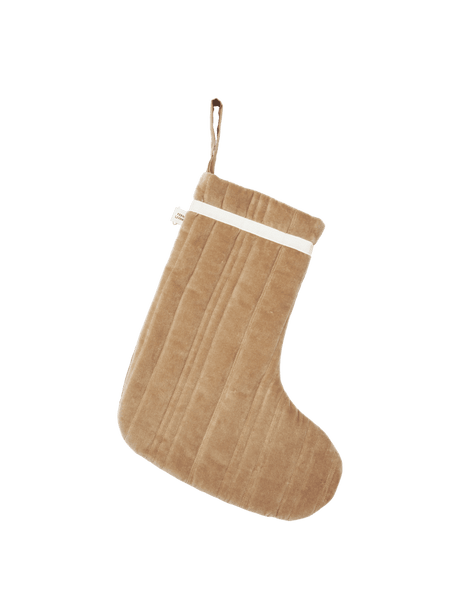 Vari Quilted Christmas Stocking Natural von Ferm Living - Tan - Jacobsen Plus