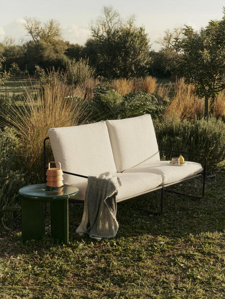 Desert 2-Sitzer von Ferm Living - Kaschmir - Pure Bouclé - Chestnut - Jacobsen Plus