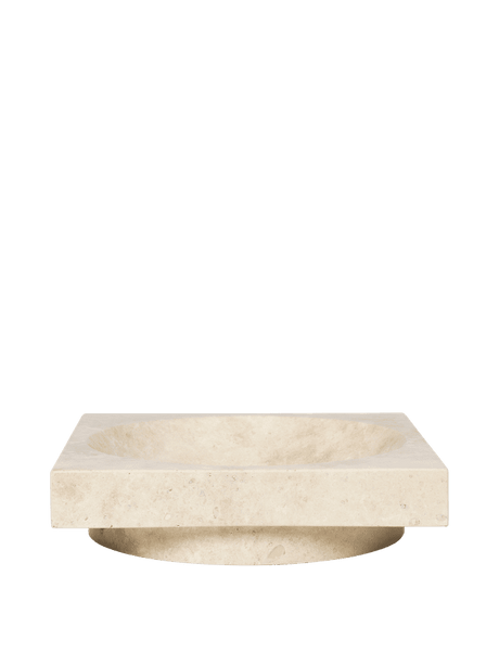 Hew low centrepiece, Travertin von Ferm Living - 1 - Jacobsen Plus