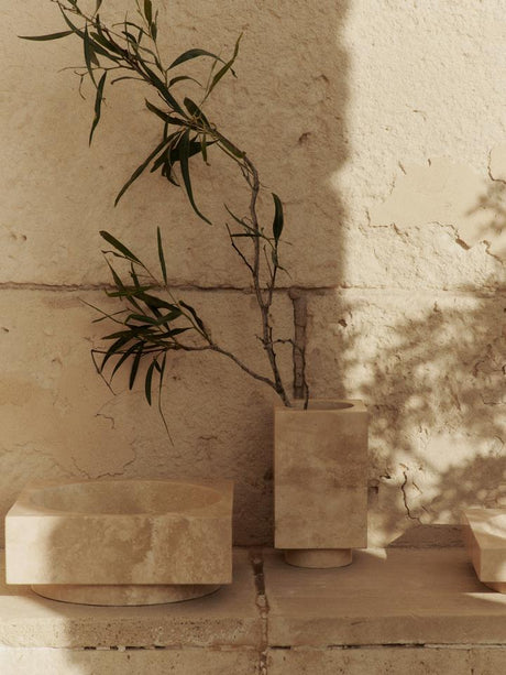 Hew Vase, Travertin von Ferm Living - 2 - Jacobsen Plus