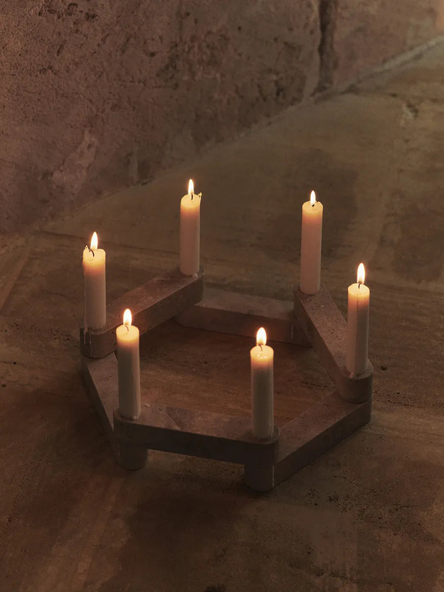 Newel Modular Candle Holder, lysestage sæt af 6 fra Ferm Living - 2 - Jacobsen Plus