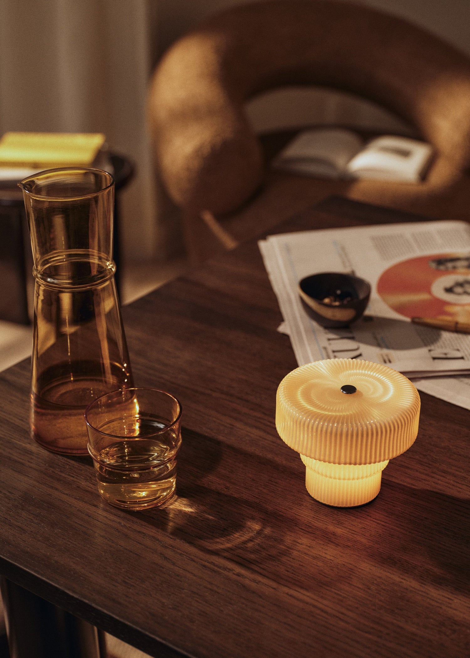 Ripple Portable Lamp Oat von Ferm Living