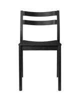 Boda spisebordsstol, stabelbar fra Ferm Living - Black - Jacobsen Plus