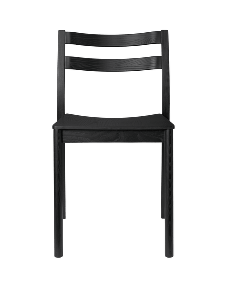 Boda Esszimmerstuhl, stapelbar von Ferm Living - Schwarz - Jacobsen Plus