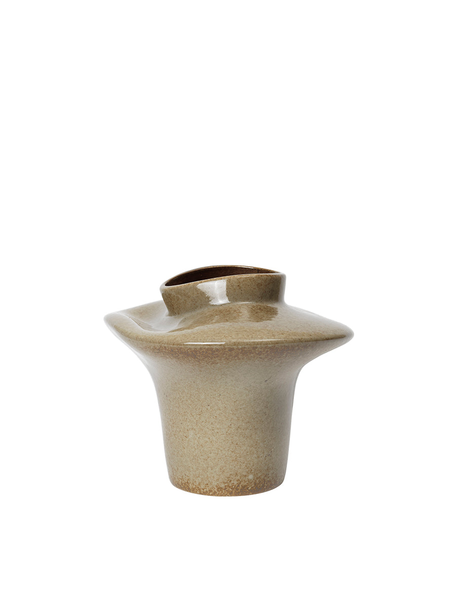 Evio Vase, Small fra Ferm Living - Elm Green - Jacobsen Plus