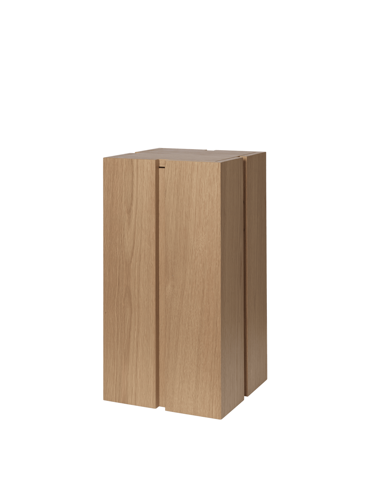 Parcel Pedestal von Ferm Living - H60 - Natur Eiche - Jacobsen Plus
