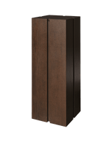 Parcel Pedestal von Ferm Living - H90 - Dunkel gebeizte Eiche - Jacobsen Plus