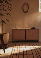 FermLiving Sen Rug Teppich, Pergament/Kastanie - 1 - Jacobsen Plus