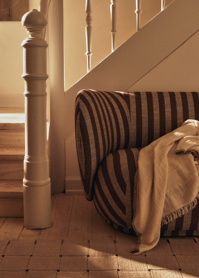 Rico Sofa 2 Louisiana, Sand/Chocolate von Ferm Living - 2 - Jacobsen Plus