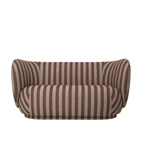Rico Sofa 2 Louisiana, Sand/Chocolate von Ferm Living - 1 - Jacobsen Plus